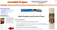Desktop Screenshot of jeremiahproject.com